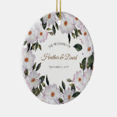 Roses Ballerina Blumendesign Keramik Ornament (Rechts)