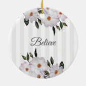 Roses Ballerina Blumendesign Keramik Ornament (Hinten)