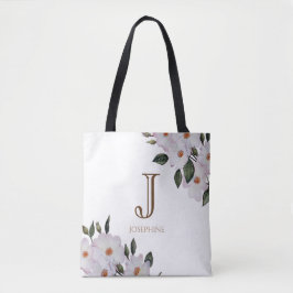 Roses Ballerina Floral Monogram Tasche