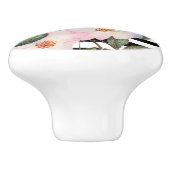 Roses Ballerina Monogram Streifen Keramikknauf (Seitenansicht)