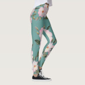 Roses Ballerina Muster Leggings (Rechts)