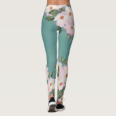 Roses Ballerina Muster Leggings (Rückseite)
