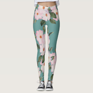 Roses Ballerina Muster Leggings