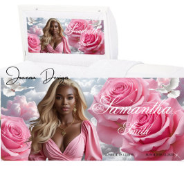 Roses Beerdigungskorb Einsetzen Panel Rosa Himmel Poster