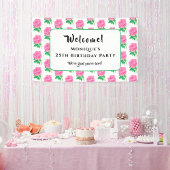Roses Birthday Banner