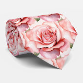 Roses Blume Krawatte (Gerollt)