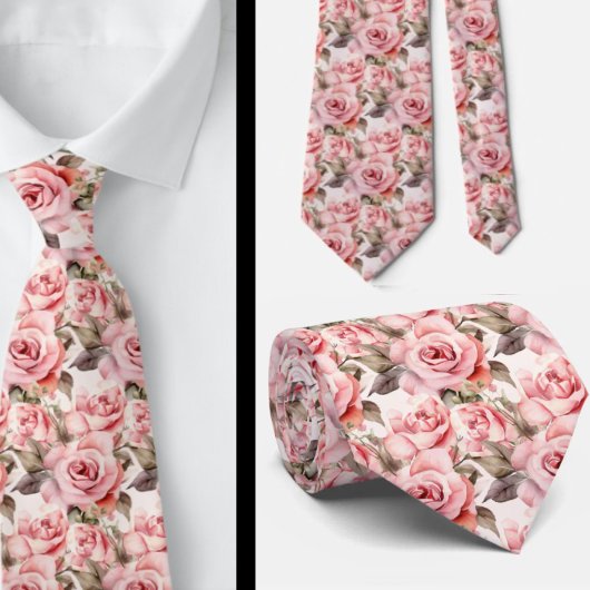 Roses Blume Krawatte