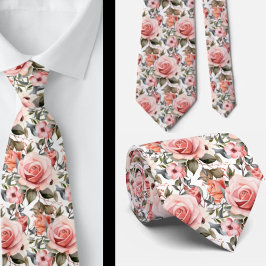 Roses Blume Krawatte