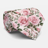 Roses Blume Krawatte (Gerollt)