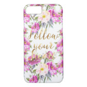 Roses Blumengoldverzierung Case-Mate iPhone Hülle (Rückseite)