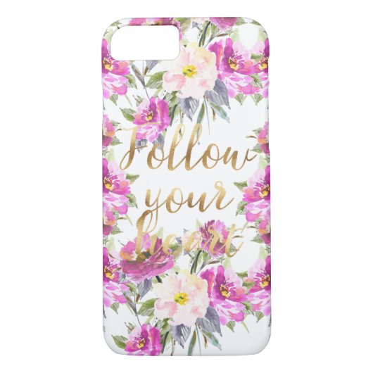 Roses Blumengoldverzierung Case-Mate iPhone Hülle (Rückseite)