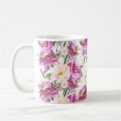 Roses Blumengoldverzierung Kaffeetasse (Links)