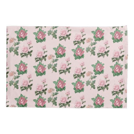 Roses Blumenkern Hütte Shabby Chic Kissenbezug (Rückseite)