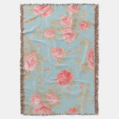 Roses Blumenmuster Decke (Vorderseite Vertikal)