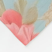 Roses Blumenmuster Fleecedecke (Ecke)