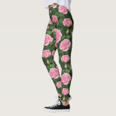 Roses Blumenmuster Leggings (Links)