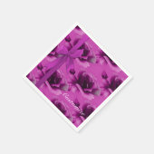 Roses Blumenmuster Napkins Serviette (Ecke)