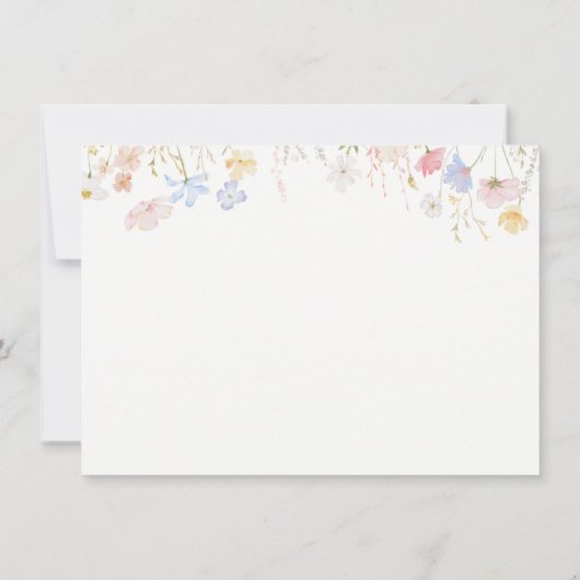 Roses Blumenrezeptkarten (Rückseite)