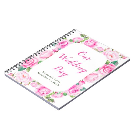 Roses Blumenzapfplaner Notizblock (Linke Seite)