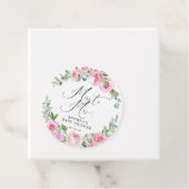 Roses Blush Brautparty Gefallen Geschenkanhänger (Beispiel)