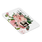Roses Botanisches FOTO Magnet (Rechte Seite)