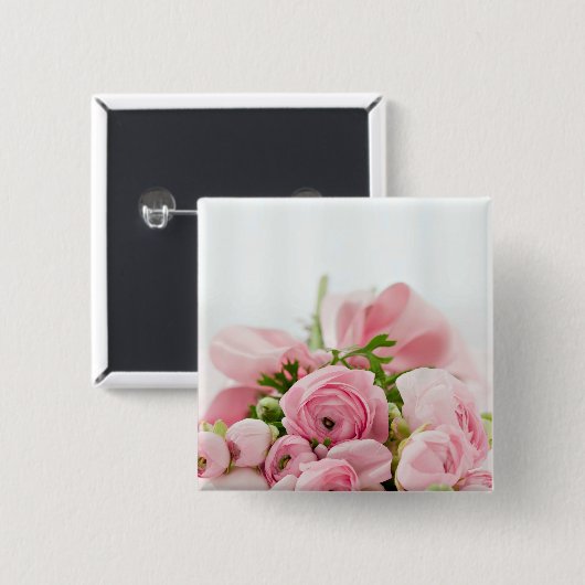 Roses Bouquet Button (Vorne & Hinten)