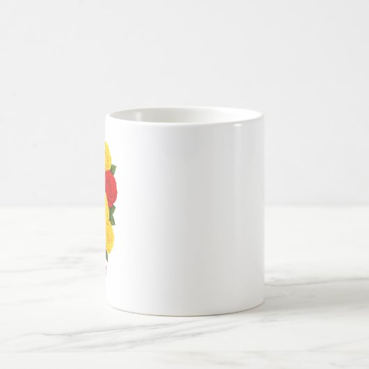Roses Bouquet Classic Mug Kaffeetasse (Mittel)