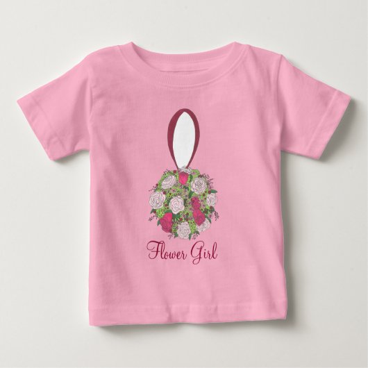 Roses Bouquet Flower T-Shirt (Vorderseite)
