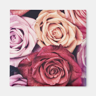 Roses Bouquet Foto Magnet