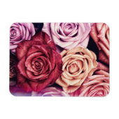 Roses Bouquet Foto Magnet (Horizontal)