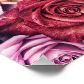 Roses Bouquet Foto Poster (Ecke)