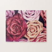 Roses Bouquet Foto Puzzle (Horizontal)