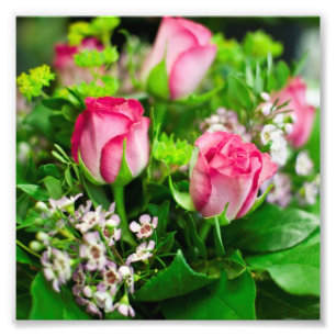 Roses Bouquet Fotodruck