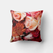 Roses Bouquet Kissen (Rückseite)