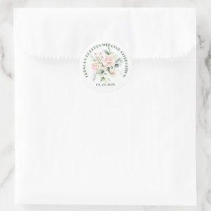 Roses Bouquet Runder Aufkleber
