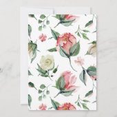 Roses Brautparty Roses Einladung (Rückseite)