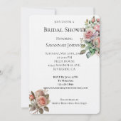 Roses Brautparty Roses Einladung (Vorderseite)