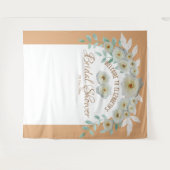 Roses-Brautparty-Schrift Wandteppich (Vorderseite (Horizontal))