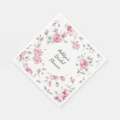 Roses Brautparty Serviette (Ecke)