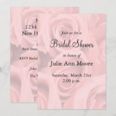 Roses Bridal Dusche Einladung (Vorne/Hinten)