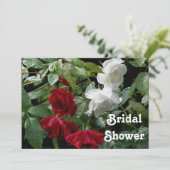 Roses Bridal Polterabend Einladung (Stehend Vorderseite)