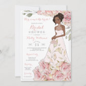 Roses Bride Brautparty Einladung (Vorderseite)