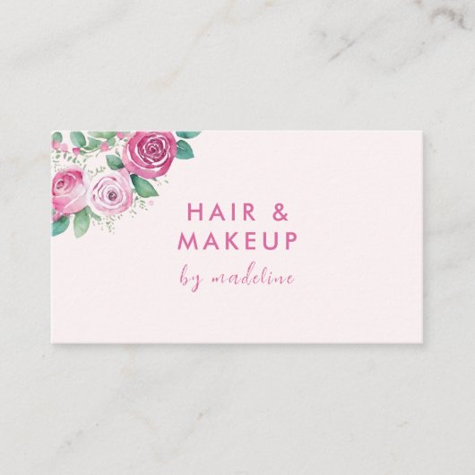 Roses Business Card Visitenkarte (Vorderseite)
