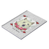 Roses Cairn Terrier Notizblock (Linke Seite)