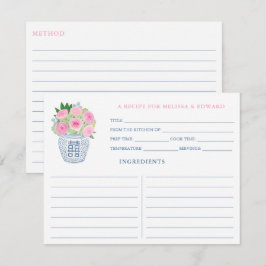 Roses Chinoiserie Brautparty Rezept Karte