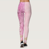 Roses Damask Grunge - Leggings (Rückseite)
