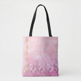 Roses Damask Grunge - Totbeutel Tasche