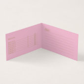 Roses Damask Grunge - Visitenkarte, PreisTag Visitenkarten (Innenseite)