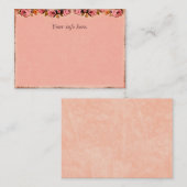 Roses Design Business Visitenkarte (Vorne/Hinten)