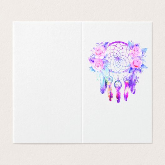 Roses Dreamcatcher Rosenblume (Außenseite Aufgefaltet)